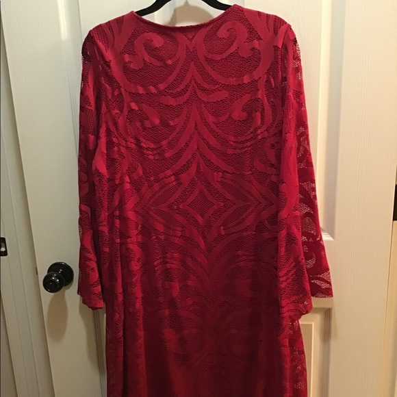 Red Lace Dress - Picture 6 of 12